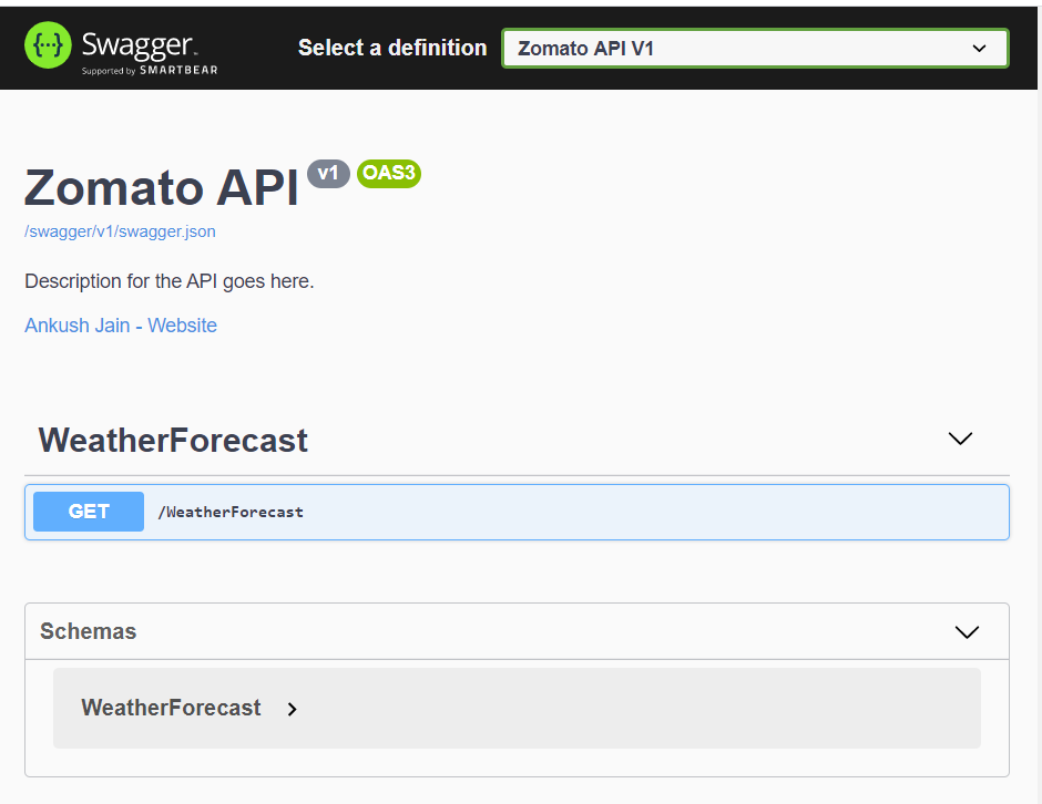 Adding Swagger to ASP.NET Core 3.1 Web API